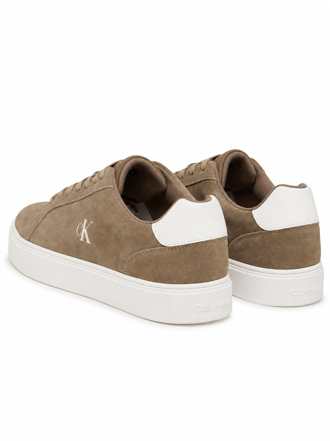 Sneakers Calvin Klein uomo camoscio suola gomma
