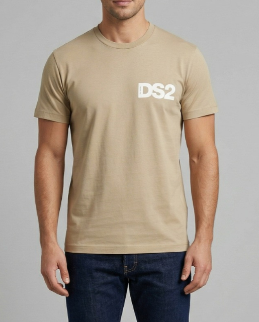 T-shirt DS2 uomo cotone regular fit PE 2026