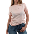 T-shirt Armani Exchange A|X donna cotone con strass