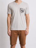 T-shirt uomo MARKUP girocollo cotone fiammato