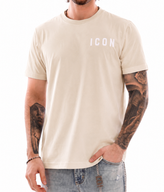 T-shirt uomo ICON cotone logo piccolo