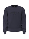Felpa uomo Guess girocollo logo cotone
