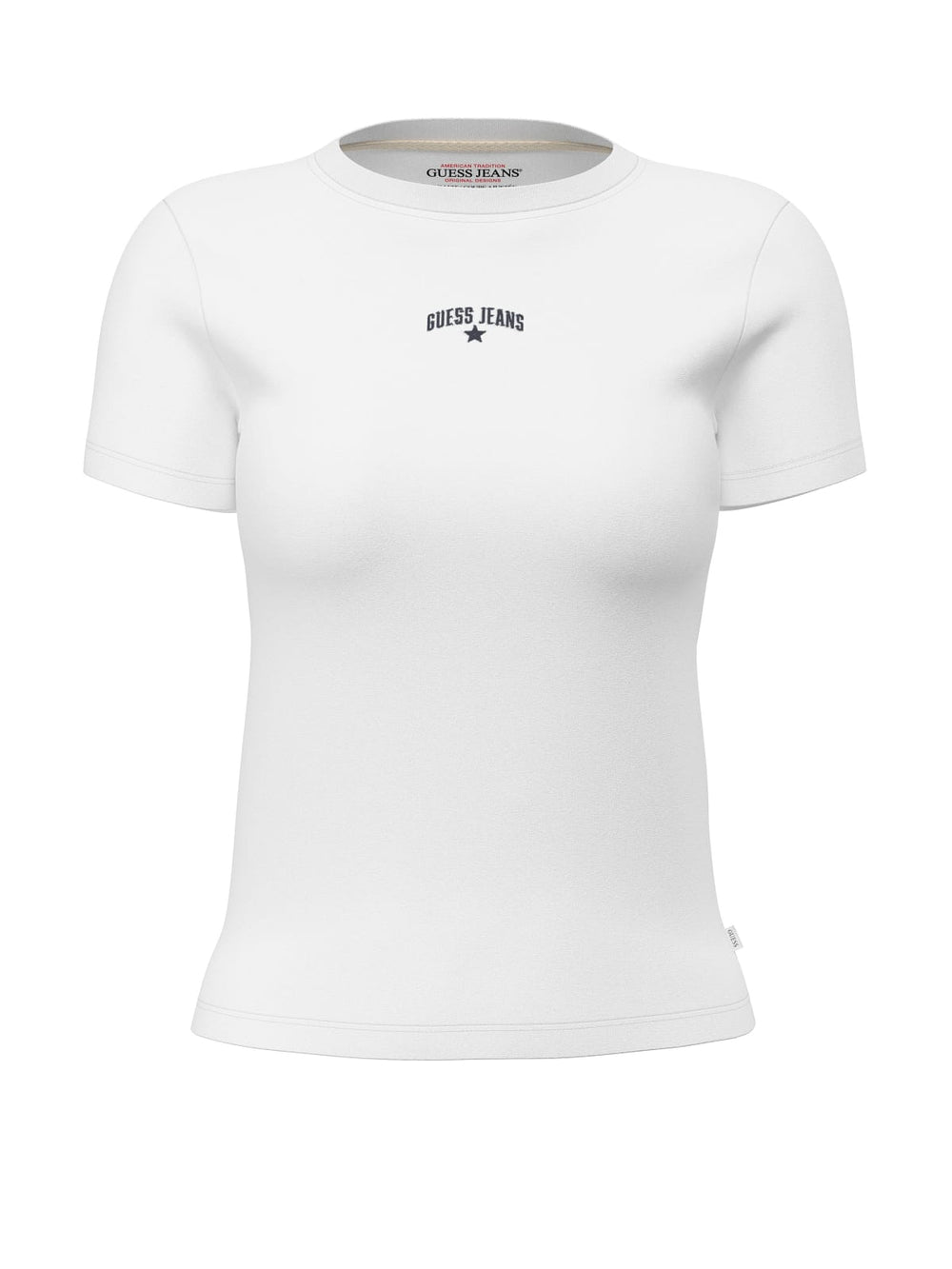 T-shirt stampa stelle slim donna Guess Jeans