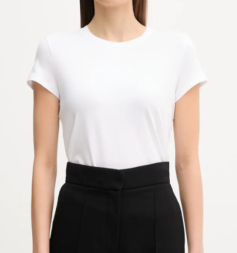 T-shirt Armani Exchange A|X donna slim fit girocollo