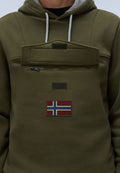 Felpa mezza zip uomo Napapijri Burgee cotone