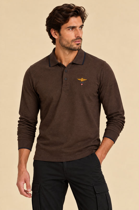 Polo Aeronautica Militare uomo manica lunga AI 2026