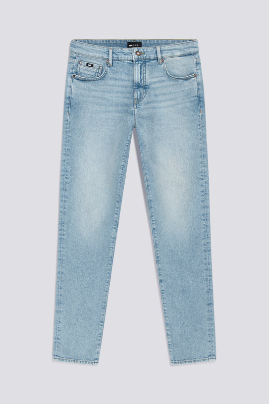 Jeans uomo GAS SAX ZIP REV skinny denim stretch
