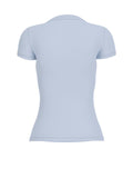 T-shirt Guess donna Feather Triangle cotone