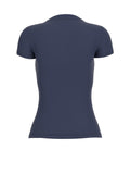 T-shirt Guess donna Feather Triangle cotone