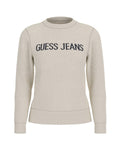 Maglione intarsia Guess Jeans donna girocollo cotone