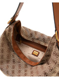 Borsa Guess donna Camden spalla logo all-over