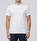 T-shirt uomo ICON cotone costina logo
