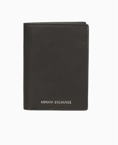 Portafoglio uomo A|X ecopelle apertura libro logo