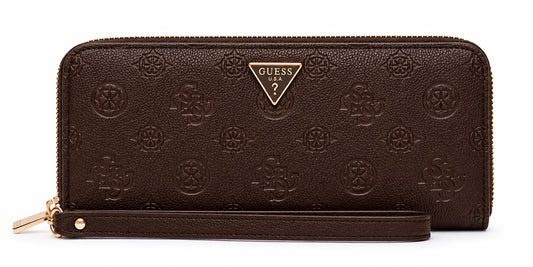Portafoglio donna Guess Blake zip-around logo