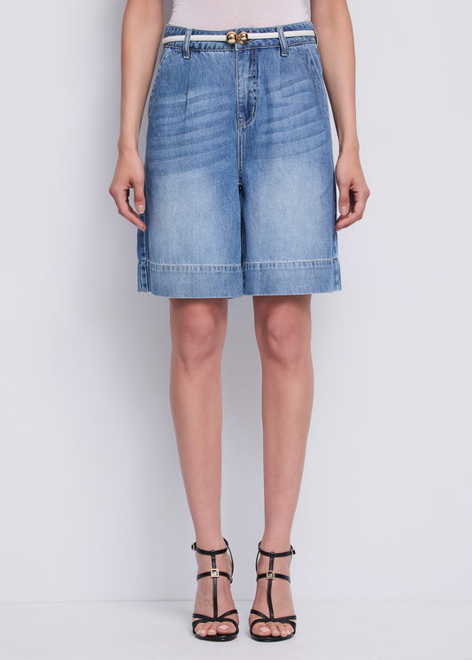 Shorts donna Gaudi jeans denim cotone lyocell PE 2026
