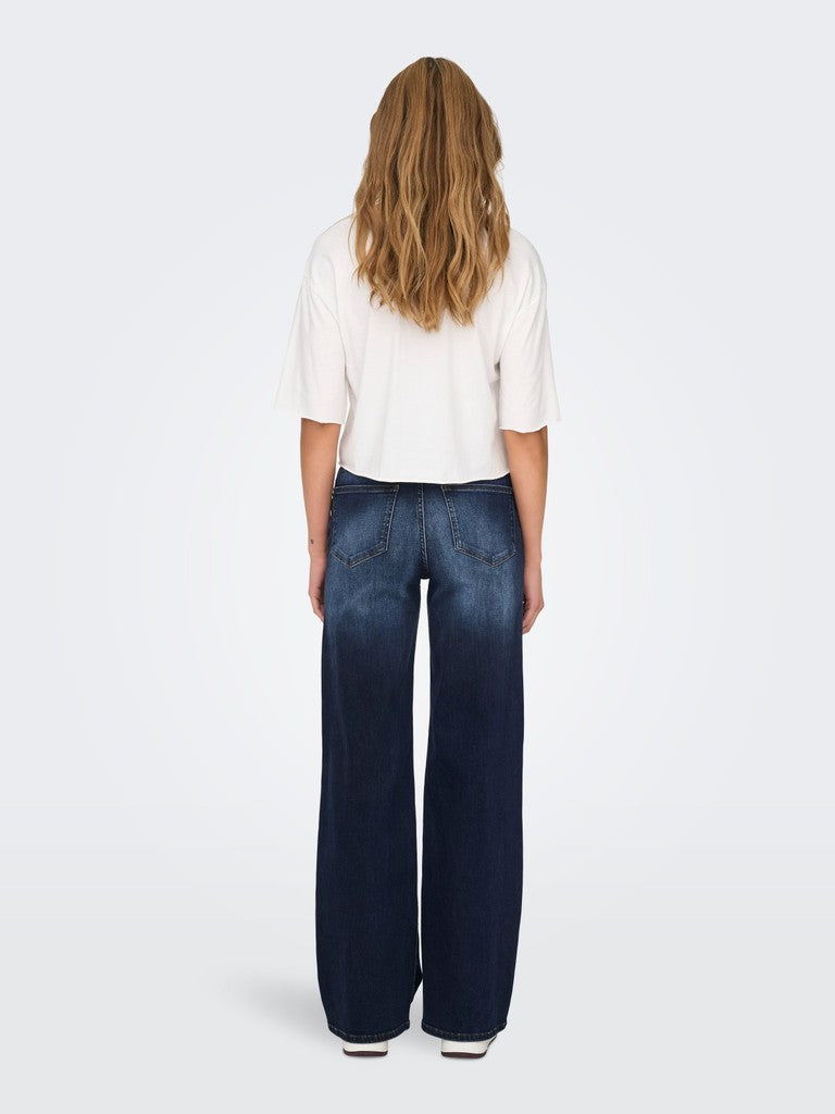 Jeans donna ONLY denim organico cotone riciclato AI 2026