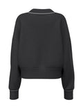 Felpa cropped scollo V scuba donna Guess