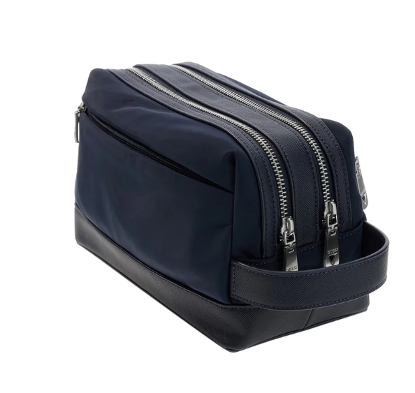 Pochette Guess uomo Berlin Small poliestere blu