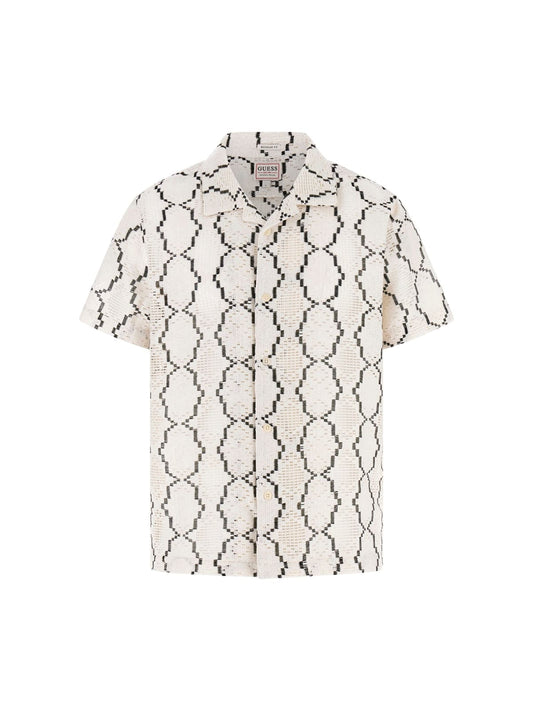 Camicia Guess uomo Carter geo crochet