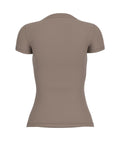 T-shirt Guess donna Flowers Triangle cotone