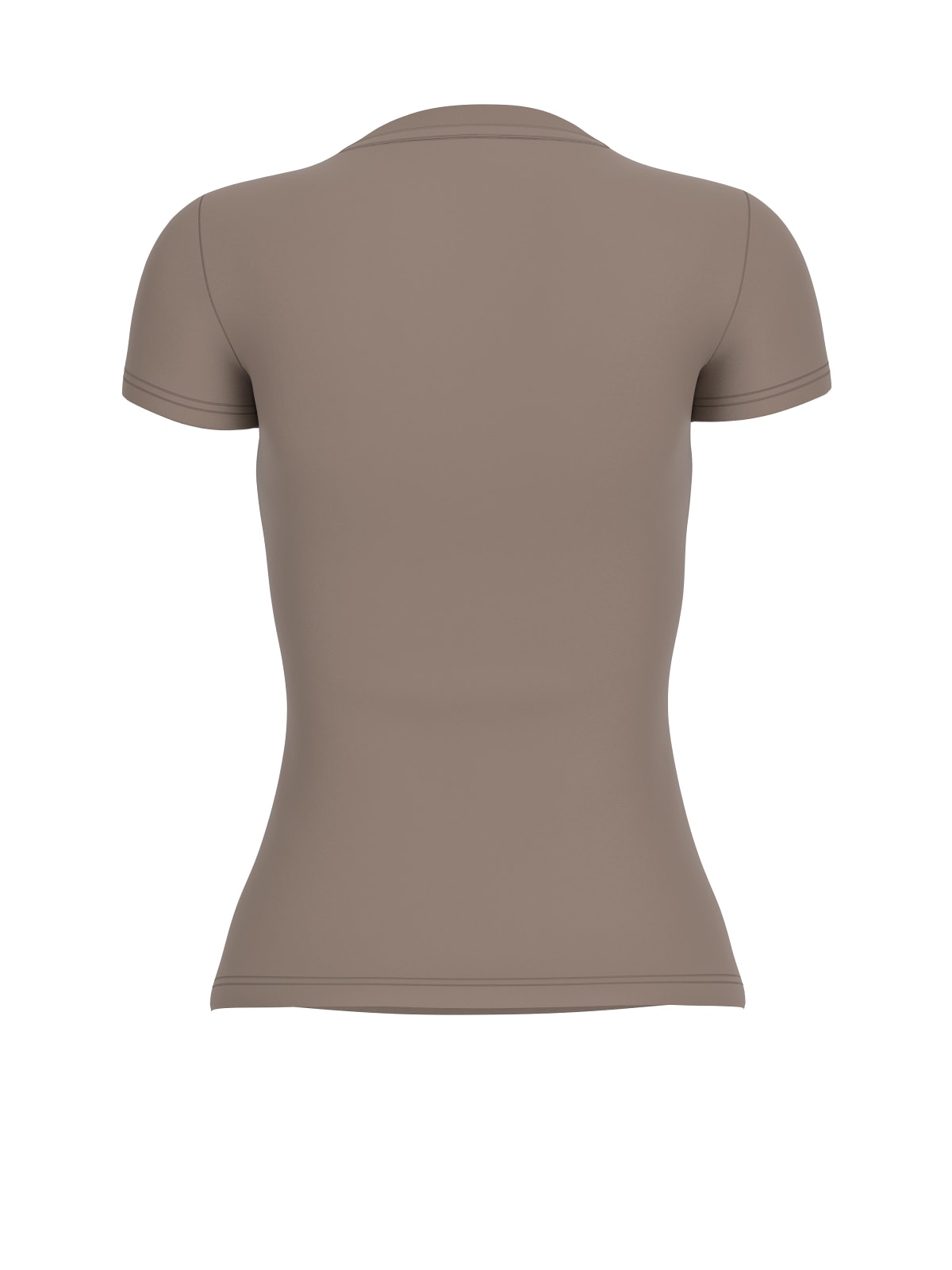 T-shirt Guess donna Flowers Triangle cotone