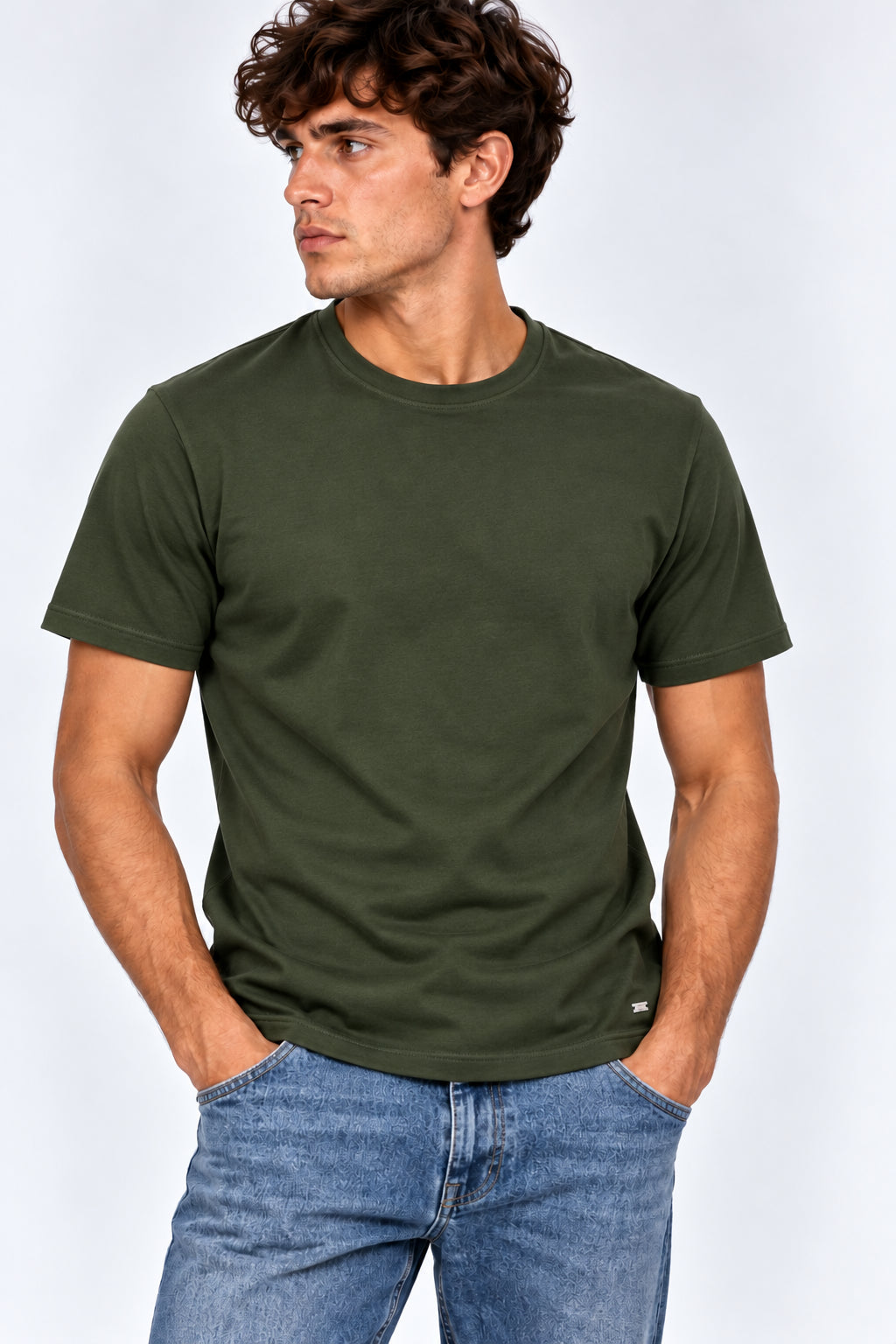 T-shirt MARKUP uomo cotone jersey girocollo AI 2026