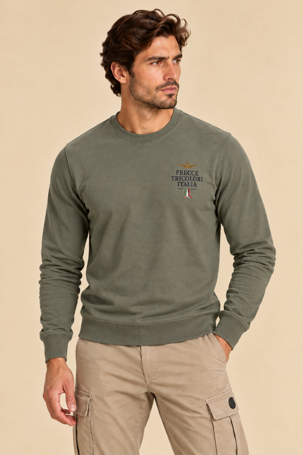 T-shirt manica lunga Aeronautica Militare uomo AI 2026