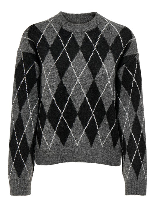 Maglione donna JDY fantasia argyle