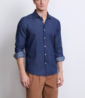 Camicia uomo MARKUP denim collo francese