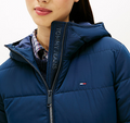 Giubbino Tommy Jeans donna slim con cappuccio idrorepellente