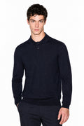 Polo uomo Armani Exchange logo misto lana