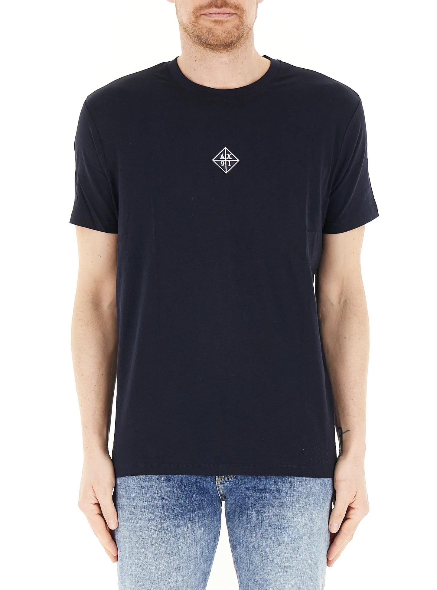 T-shirt A|X Uomo Regular Fit Logo black vestibilità regular