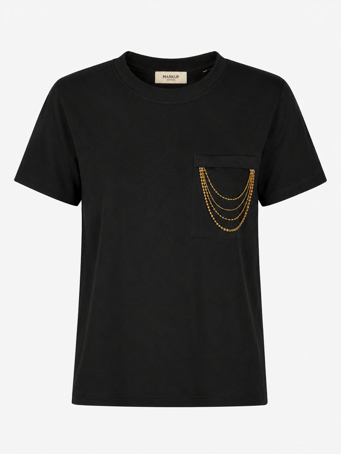 T-shirt donna MARKUP cotone taschino manica corta