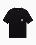 T-shirt Uomo A|X Regular Fit Logo deep navy pe26