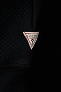Felpa Guess uomo girocollo jacquard all over manica lunga