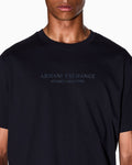 T-shirt uomo Armani Exchange cotone logo girocollo