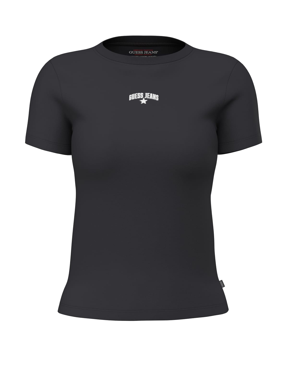 T-shirt stampa stelle slim donna Guess Jeans