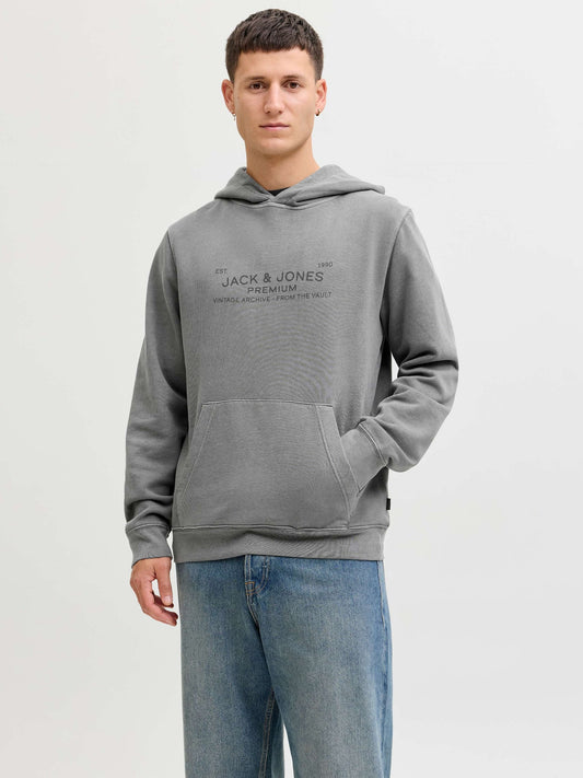 Felpa Aiden cappuccio Jack & Jones uomo cotone