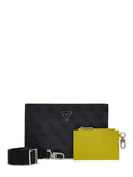 Borsa Guess uomo Milano tracolla zip 4G similpelle