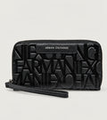 Portafoglio Armani Exchange donna logo allover poliestere