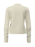 Maglia girocollo stella ricamata donna Guess