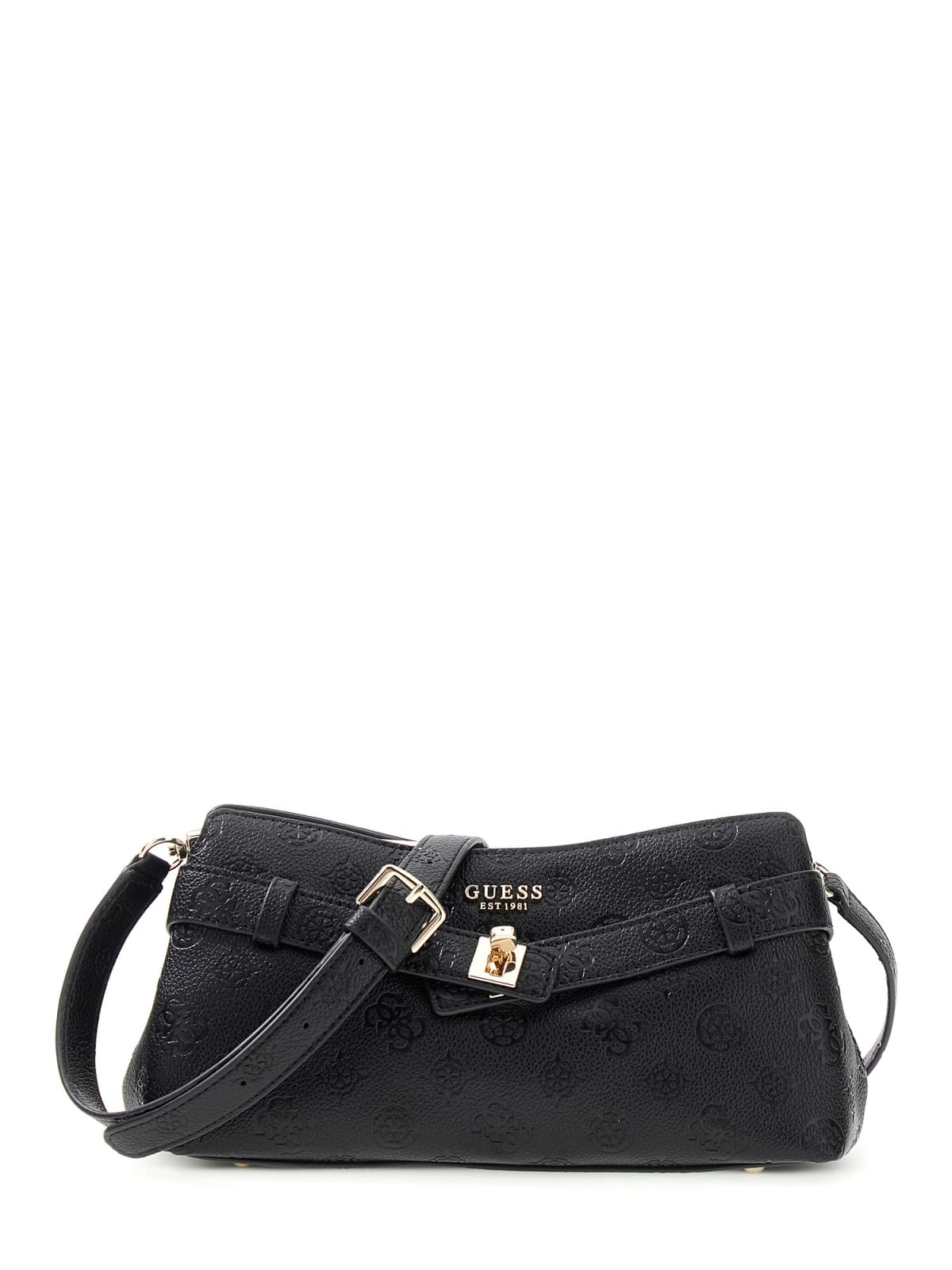 Borsa Guess donna Ella tracolla logo all-over