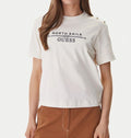 T-shirt Guess Jeans donna logo cotone