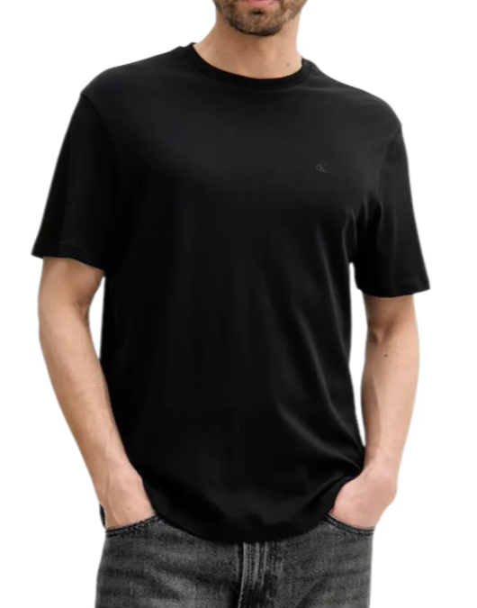 T-shirt uomo Calvin Klein in cotone Supima PE 2026 black