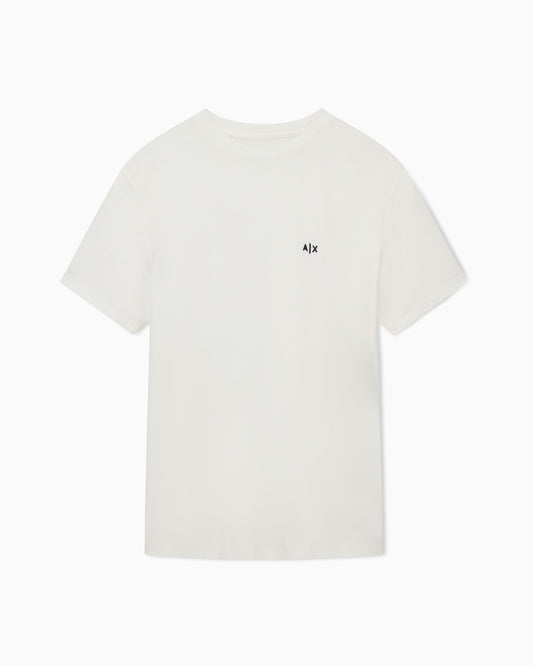 T-shirt uomo A|X cotone tinta unita logo