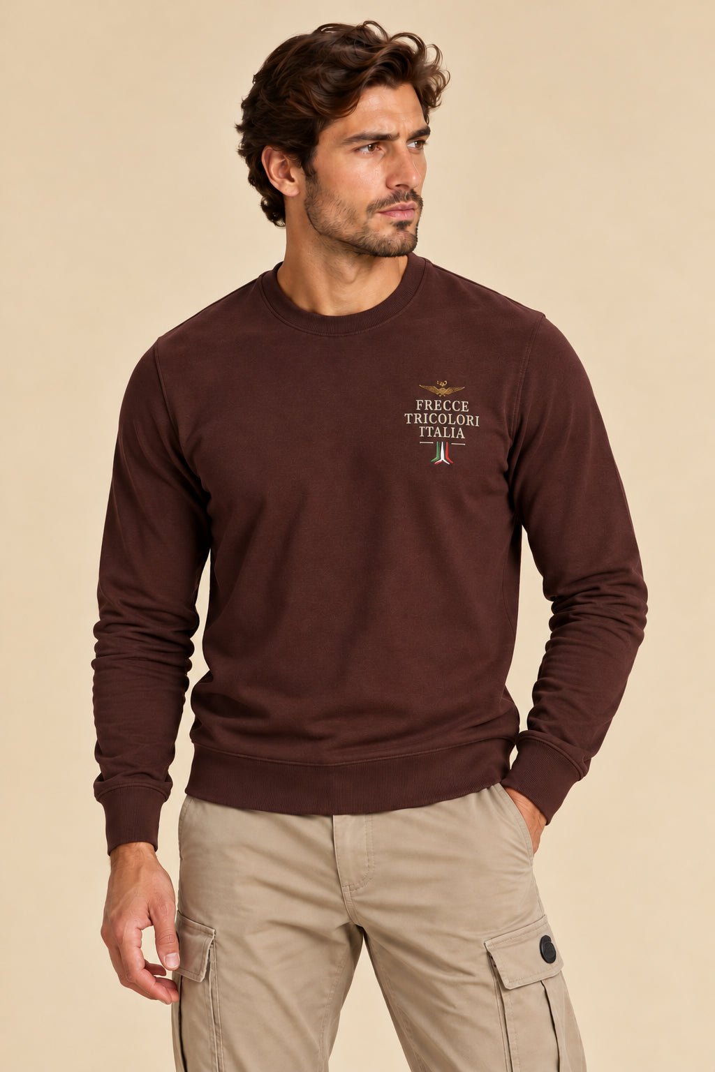 T-shirt manica lunga Aeronautica Militare uomo AI 2026