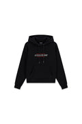 Felpa cappuccio Guess Jeans donna oversize triangle