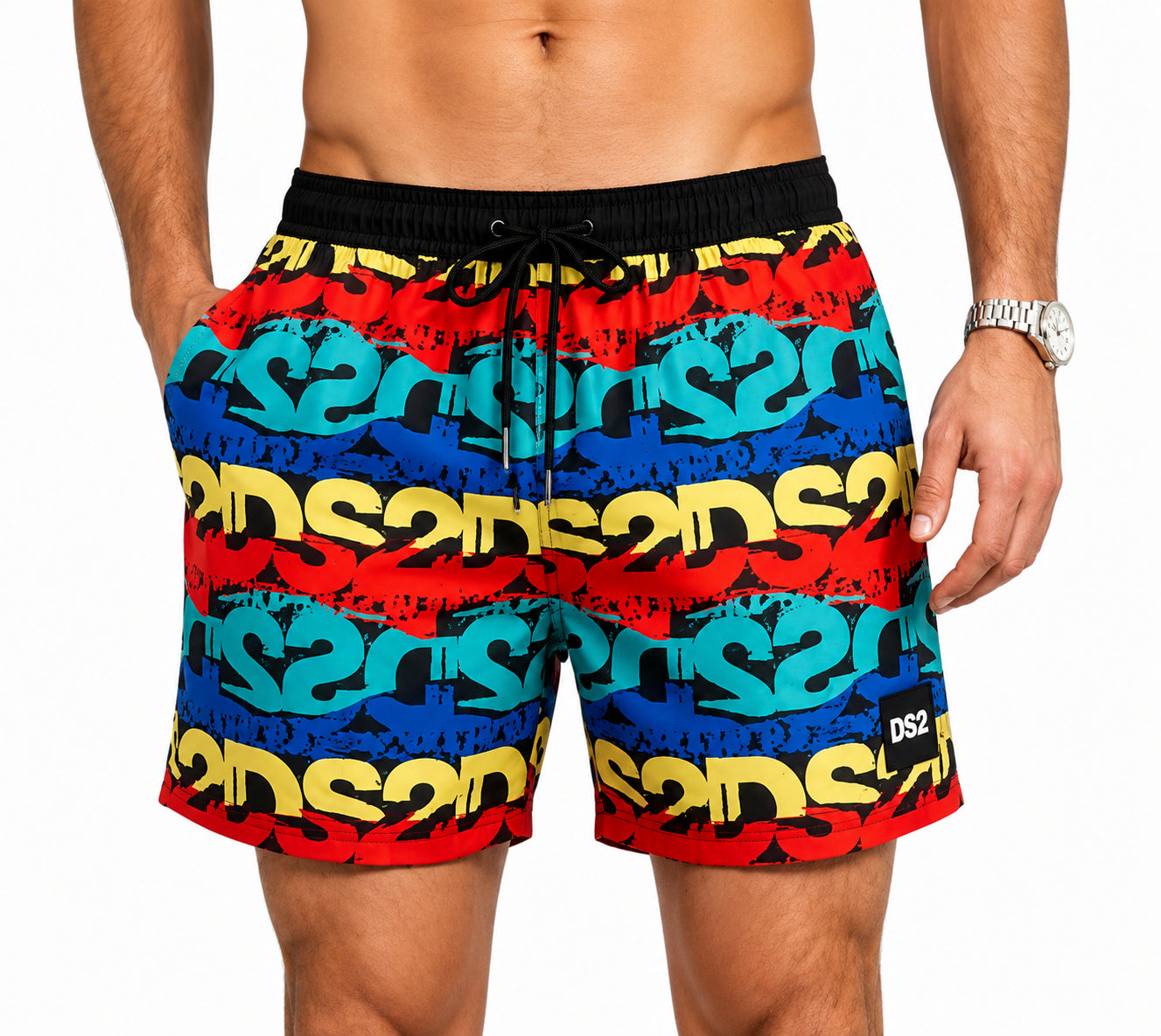 Boxer mare DS2 uomo logo stripes Drop Season 2 PE 2026