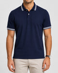 Polo mezza manica MARKUP uomo piquet con patch