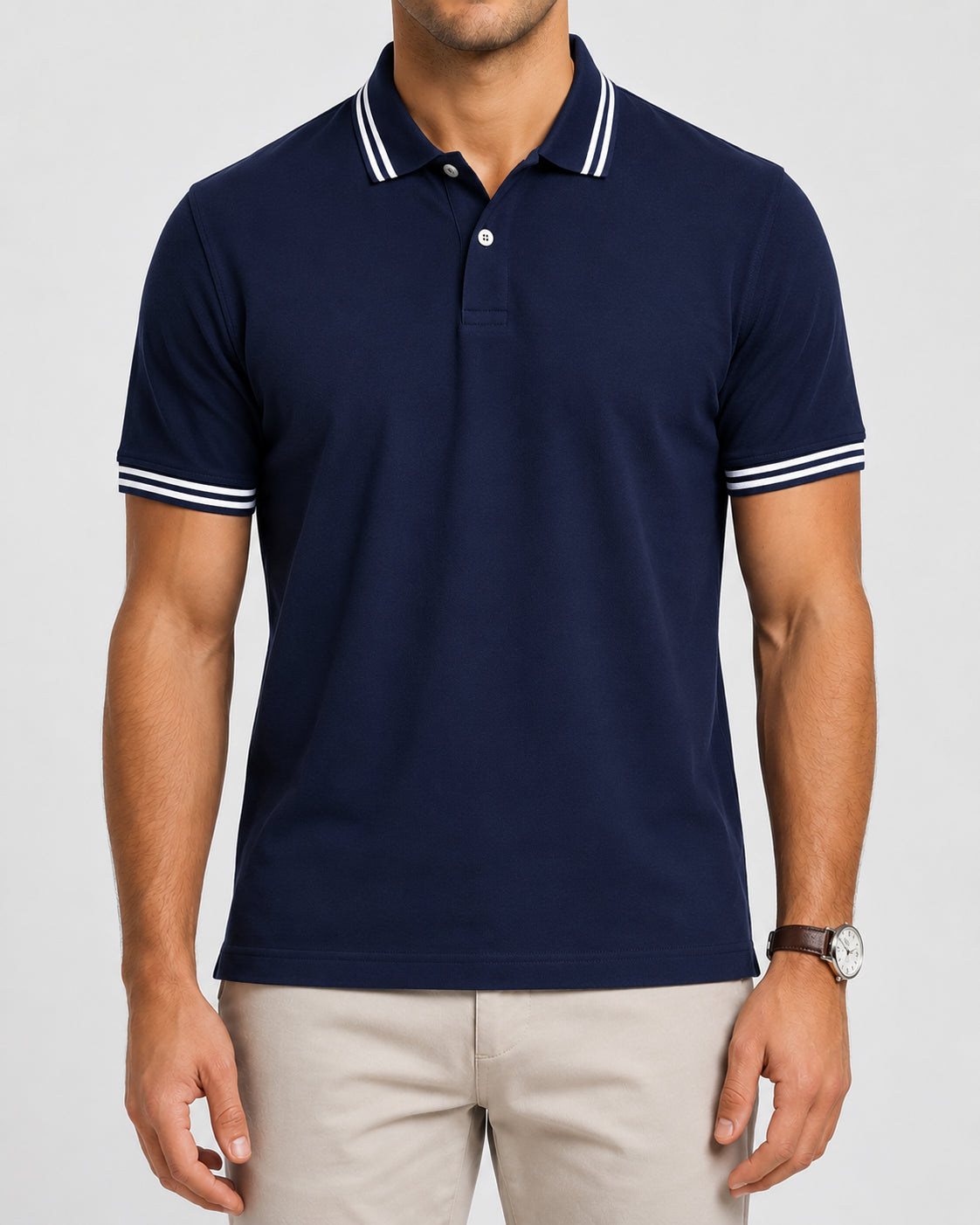 Polo mezza manica MARKUP uomo piquet con patch